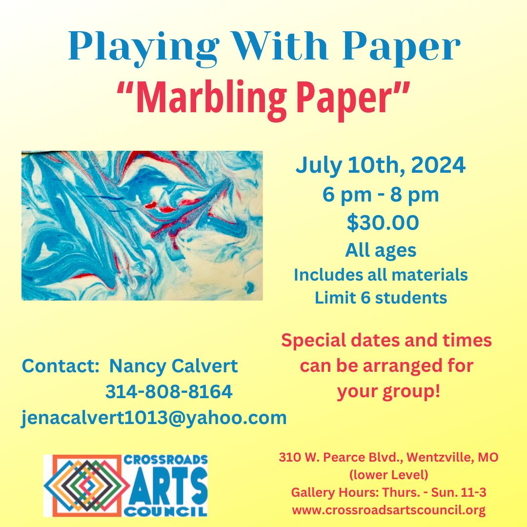 Marbling Paper Class July '24